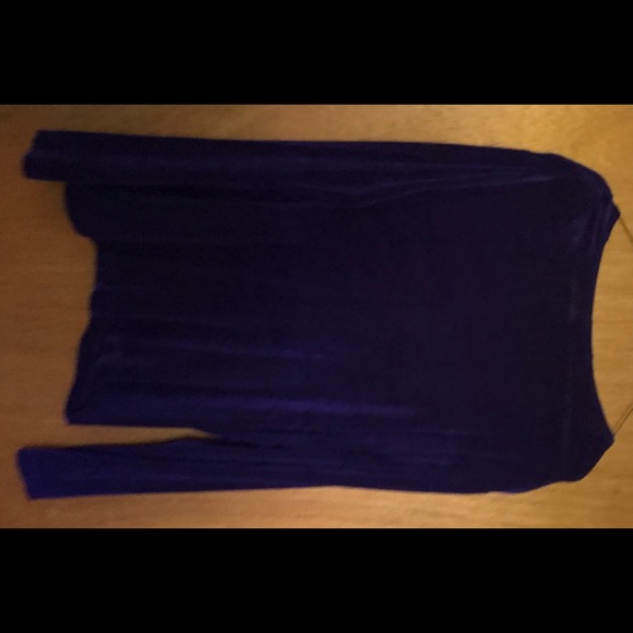 New Purple Softwear by Mark Singer Top Button Down Top/Jacket size XL Maternity - Picture 4 of 13
